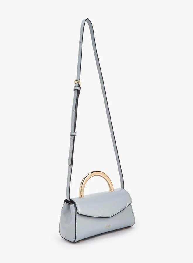 Celeste Solid Crossbody Bag With Adjustable Strap